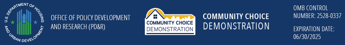 Community Choice Demonstration banner
